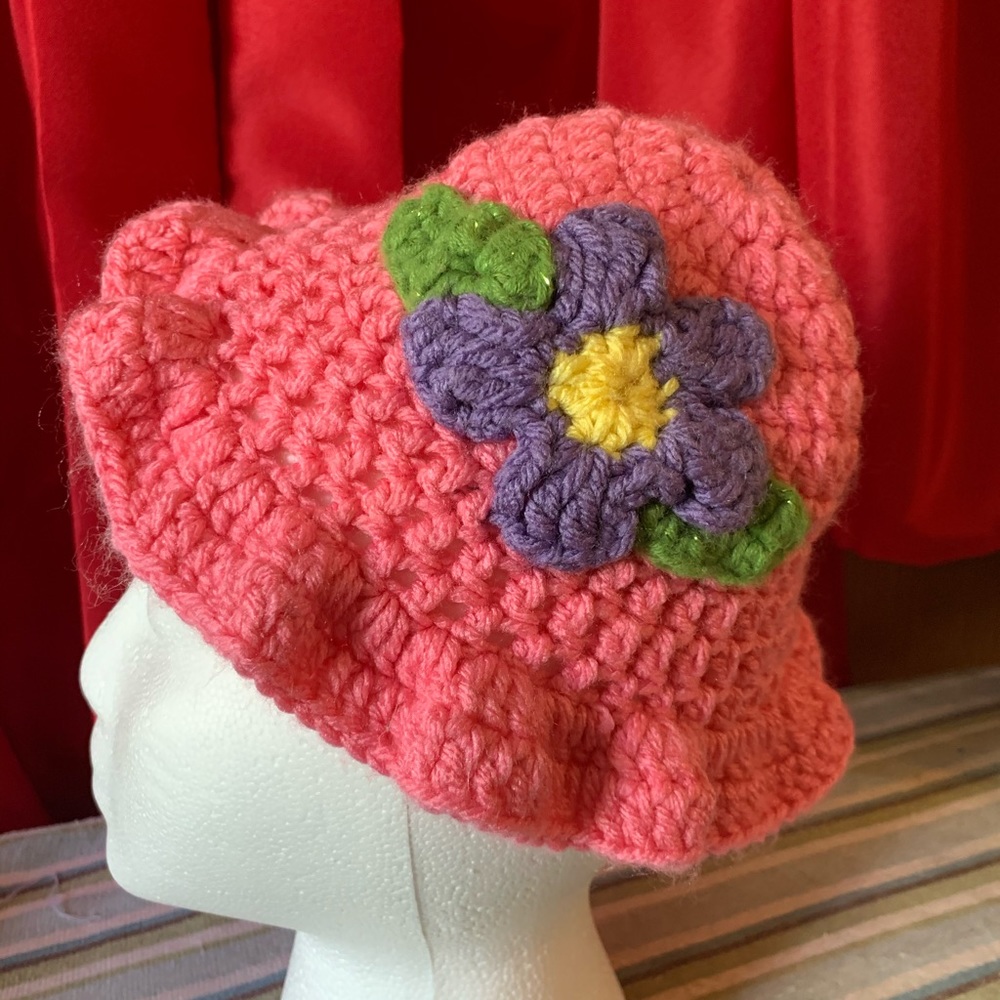 Crochet girl summer hats